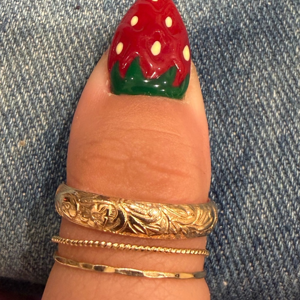 Gold filled rings